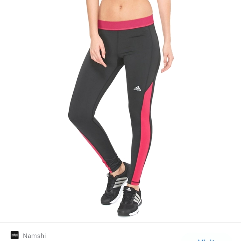 Adidas techfit long tights/leggings size 6